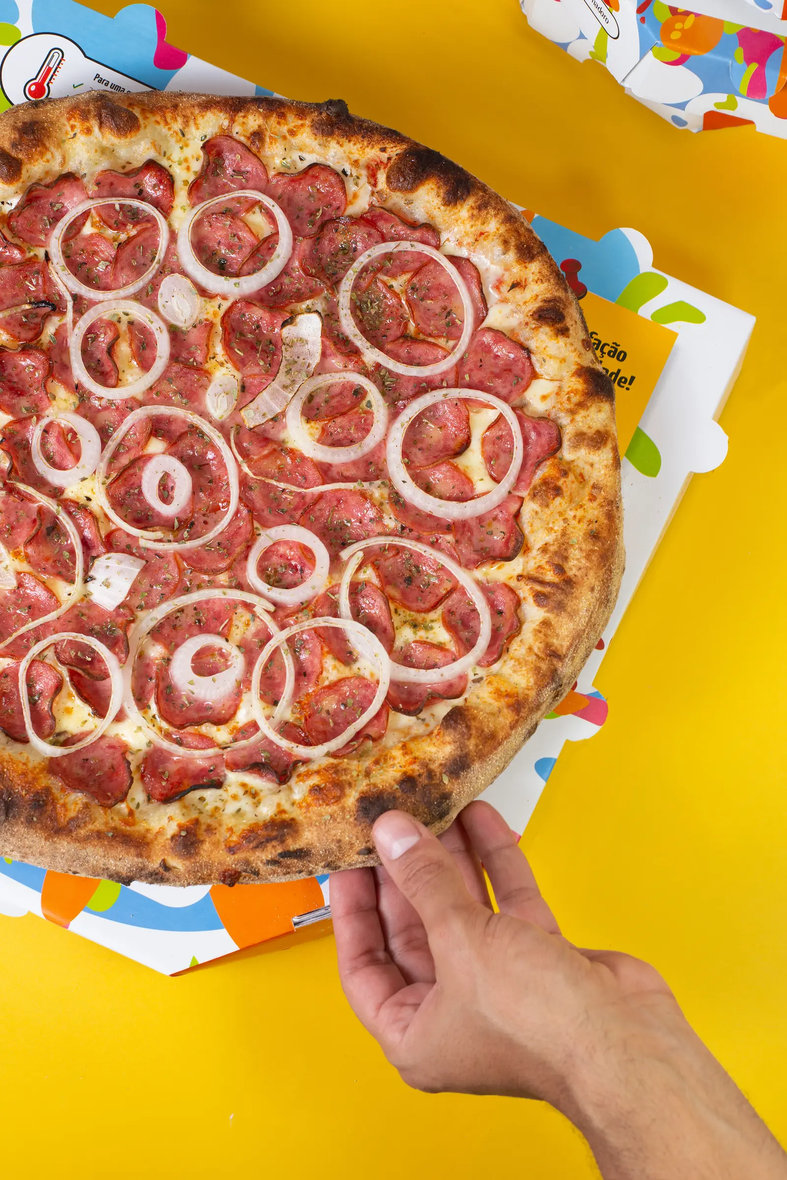 Pizza artesanal da Parma d'Oro